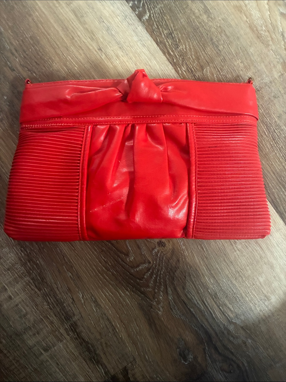 VTG ralfeaux red bow purse